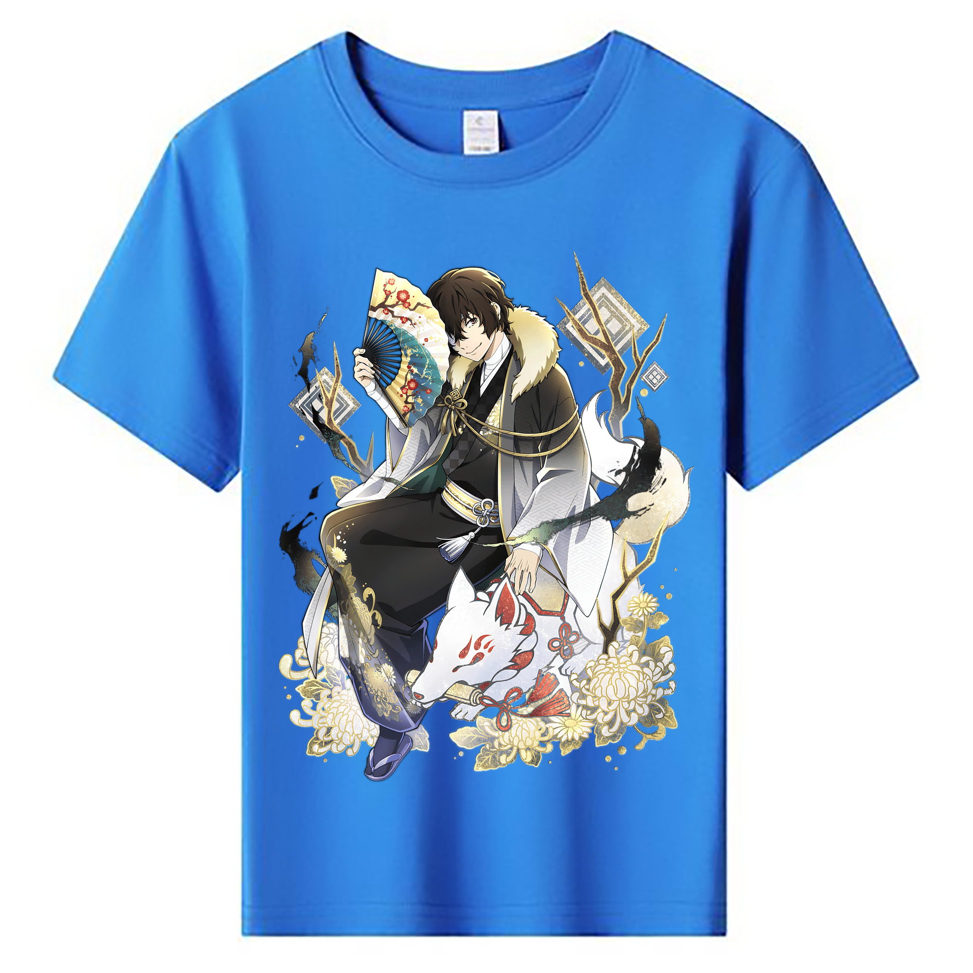（画像用） 文豪ストレイドッグス Bungo Stray Dogs 綿100％キッズTシャツ（フロントプリント）